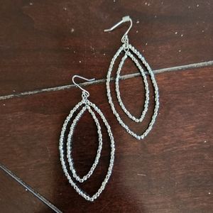 Stella & Dot Silver Earrings
